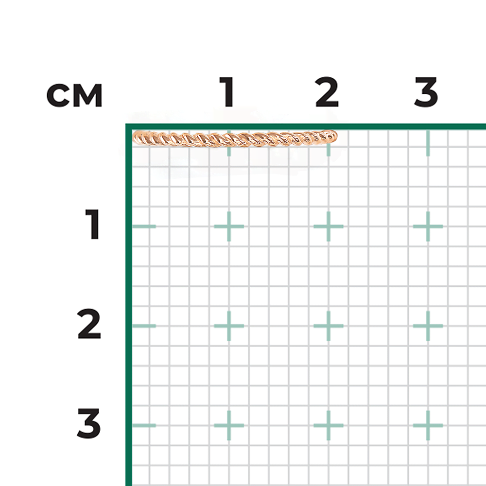 Кольцо из красного золота 01-5292-00-000-1110-48