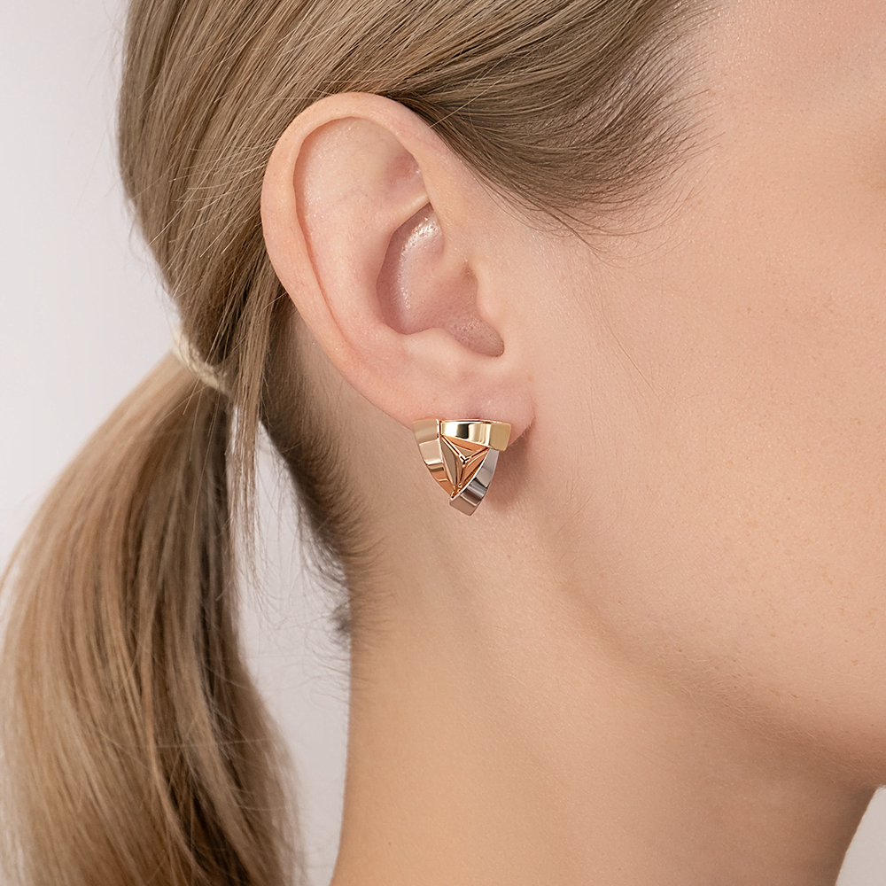 Серьги с английским замком из комбинированного золота 02-3915-00-000-1140-48