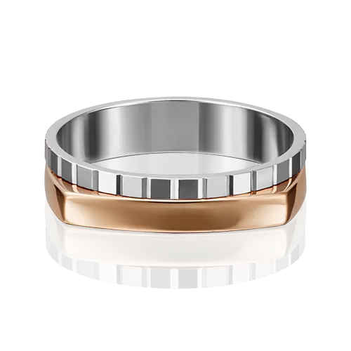 Обручальное кольцо из комбинированного золота 01-5183-00-000-1111