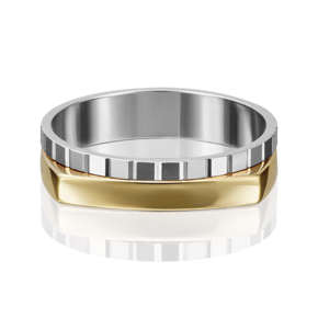 Обручальное кольцо из комбинированного золота 01-5183-00-000-1121
