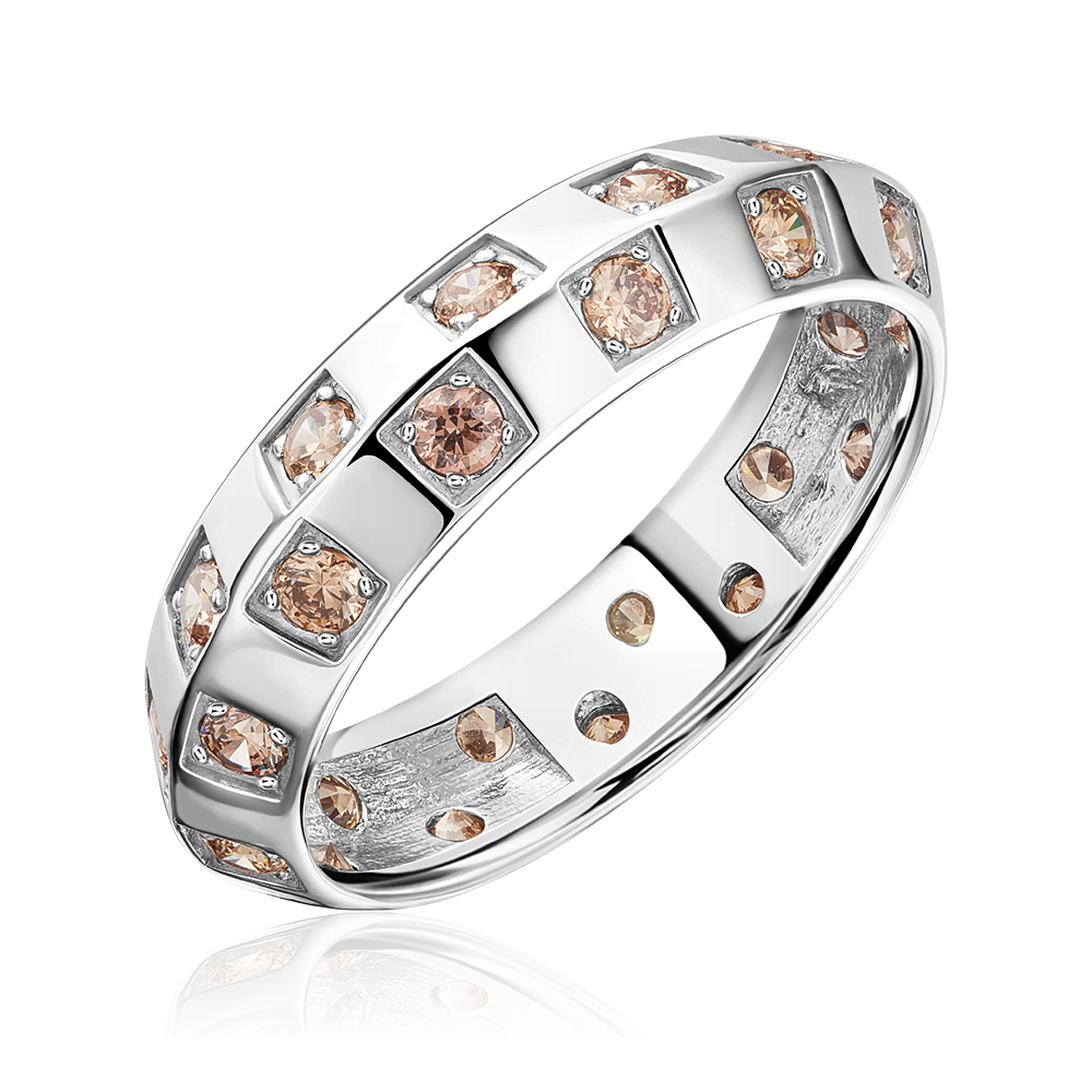 Кольцо из серебра с фианитами 01-5911-00-404-0200