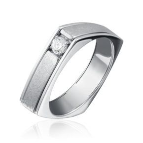 Кольцо из белого золота с бриллиантом 01-5133-00-101-1120-30