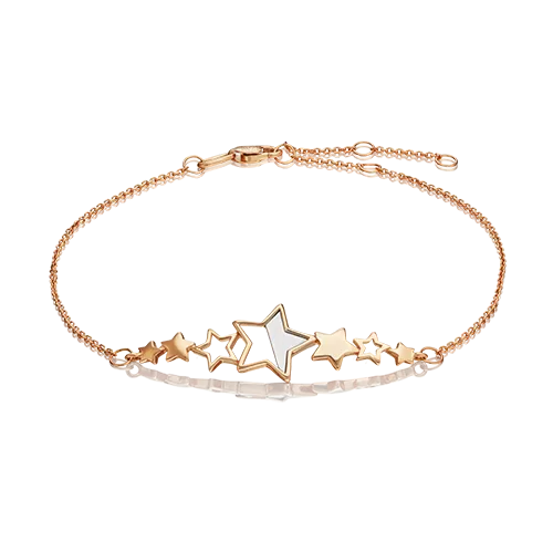 Браслет «Мерцание звёзд» из комбинированного золота 05-0650-00-000-1111-48