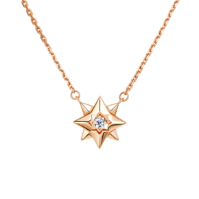 Колье «Роза ветров» из красного золота с фианитом 07-0283-00-401-1110