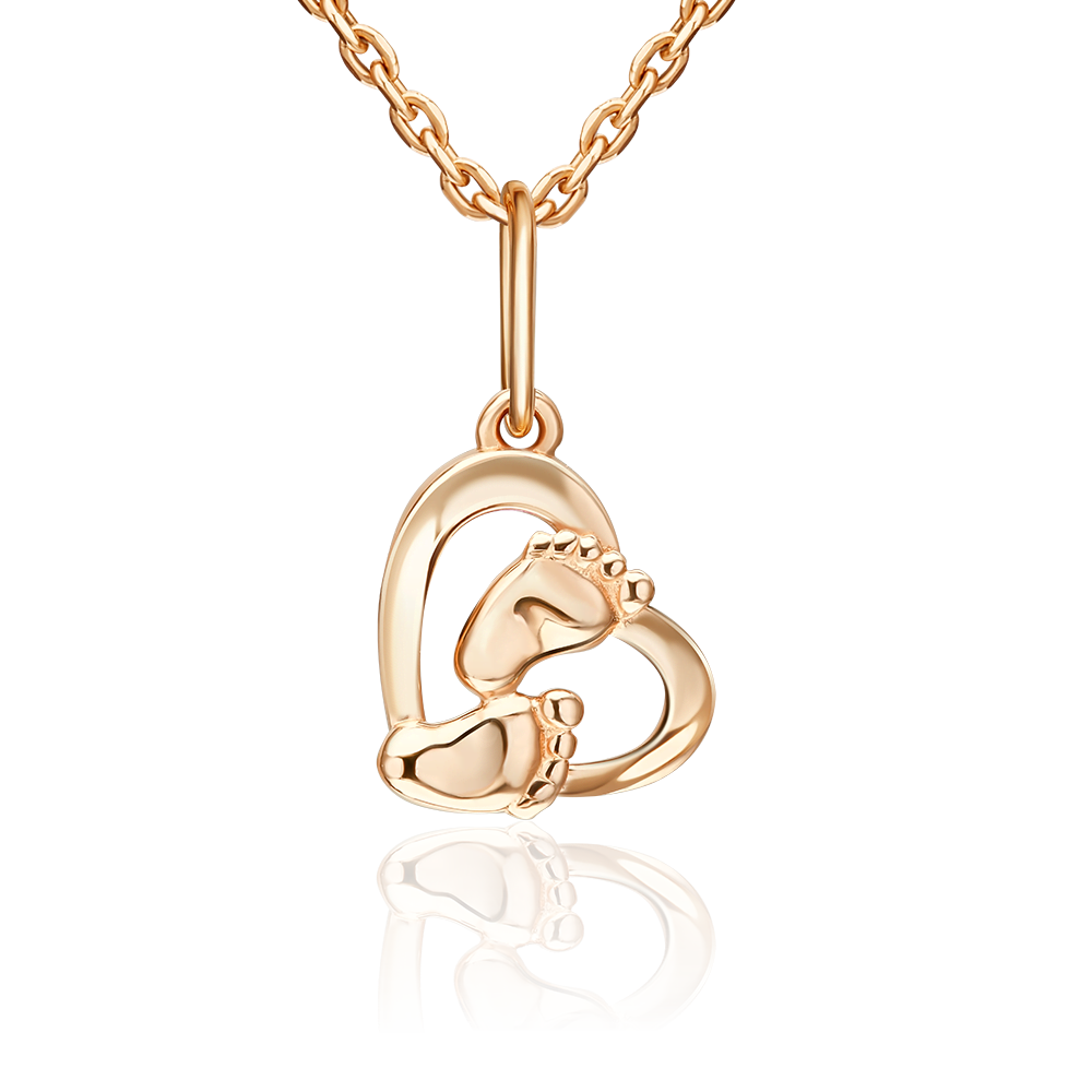 Подвеска «Моя радость» из красного золота 03-3675-00-000-1110