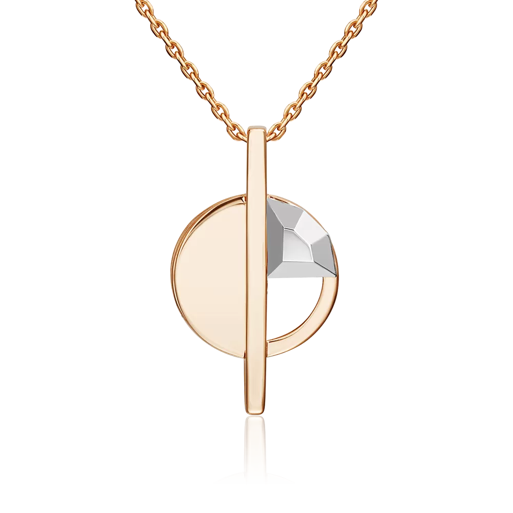 Подвеска из комбинированного золота 03-3384-00-000-1111