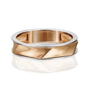 Обручальное кольцо из комбинированного золота 01-5435-00-000-1111-39