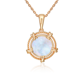 Подвеска из красного золота с перламутром 03-3603-00-744-1110