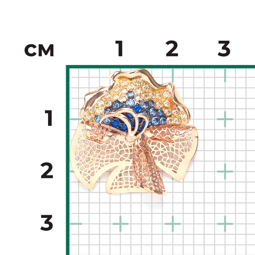 Подвеска из красного золота с фианитами 03-2524-00-404-1110-65