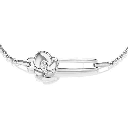 Браслет из белого золота с бриллиантами 05-0740-00-101-1120