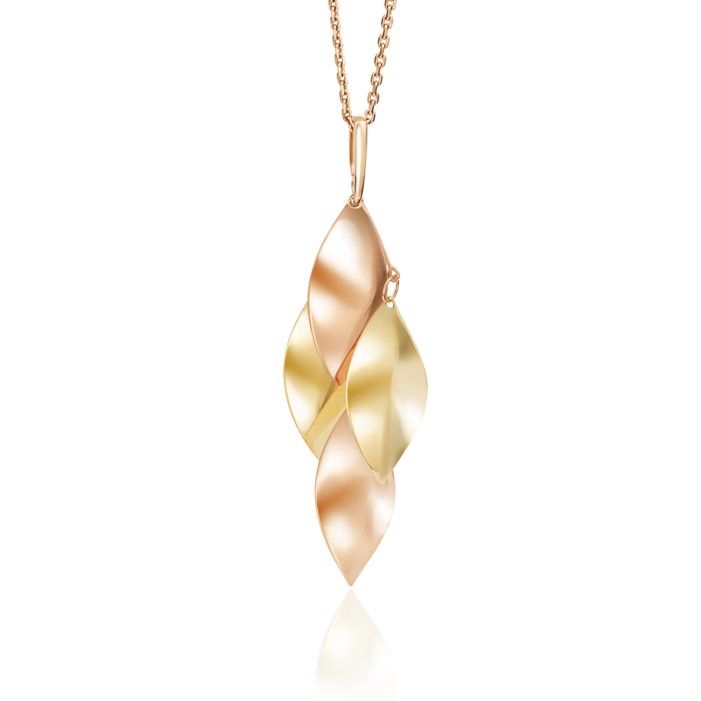 Подвеска из комбинированного золота 03-2529-00-000-1113-01