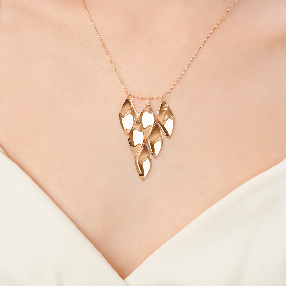 Колье из красного золота 07-0187-00-000-1110-01