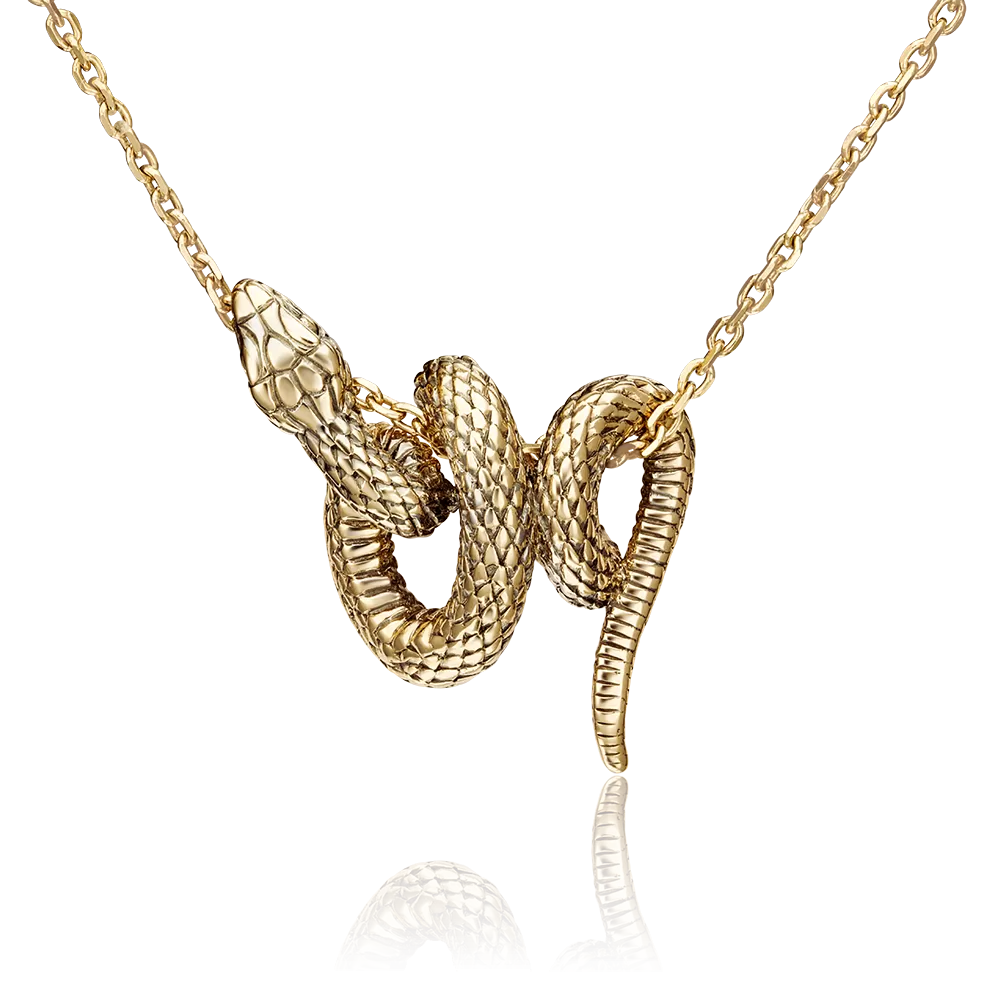 Подвеска «Змея» из лимонного золота 03-3096-00-000-1130-42