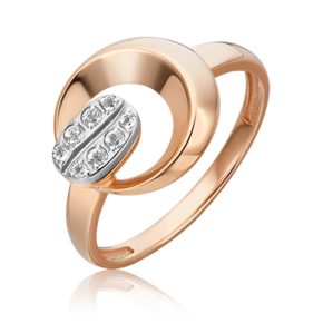 Кольцо из комбинированного золота с натуральными топазами white 01-5565-00-201-1111