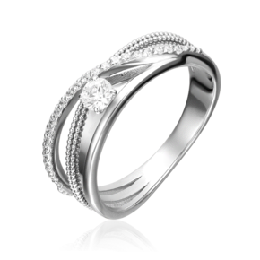 Кольцо из белого золота с бриллиантами 01-5220-00-101-1120-30