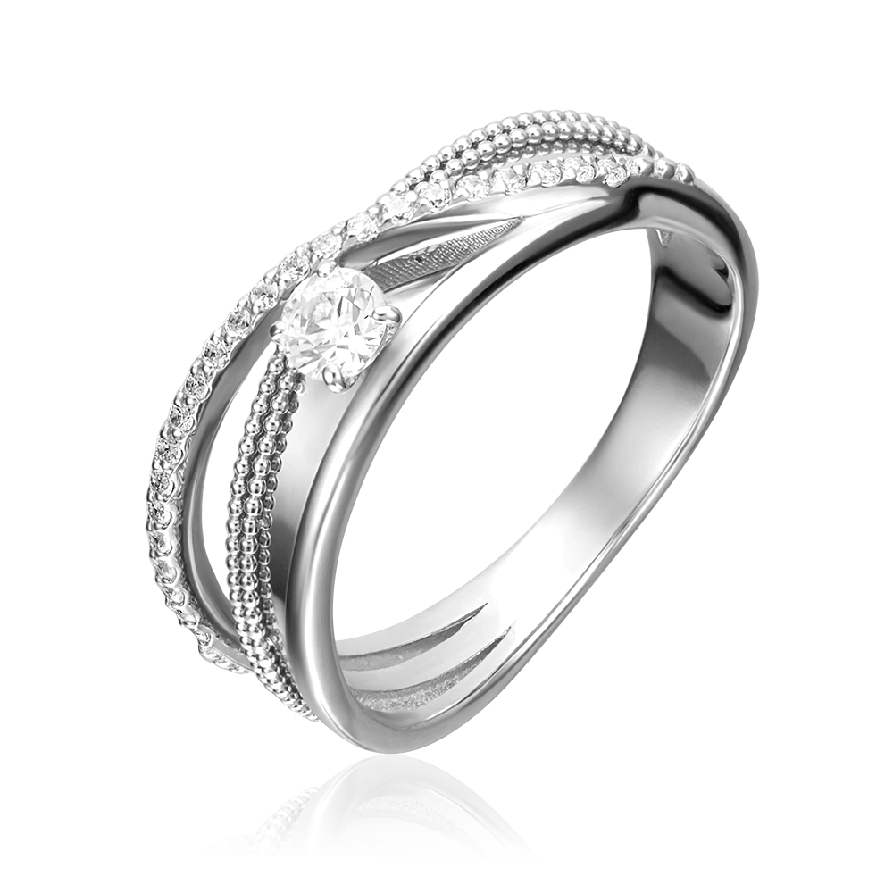 Кольцо из белого золота с бриллиантами 01-5220-00-101-1120-30