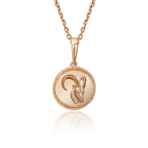 Подвеска «Знак зодиака Козерог» из красного золота 03-3110-10-000-1110-66