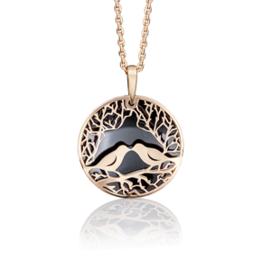 Подвеска «Птички» из красного золота 03-2600-00-000-1110-65