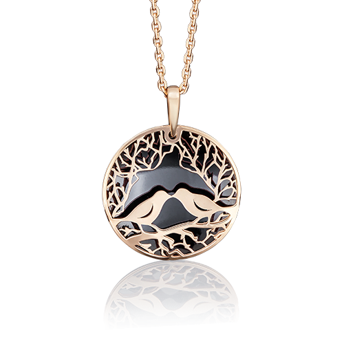 Подвеска «Птички» из красного золота 03-2600-00-000-1110-65