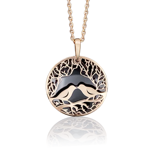 Подвеска «Птички» из красного золота 03-2600-00-000-1110-65