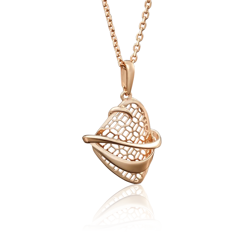 Подвеска из красного золота 03-2633-00-000-1110-65