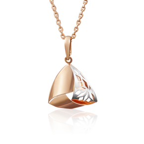 Подвеска из комбинированного золота 03-2642-00-000-1111-65