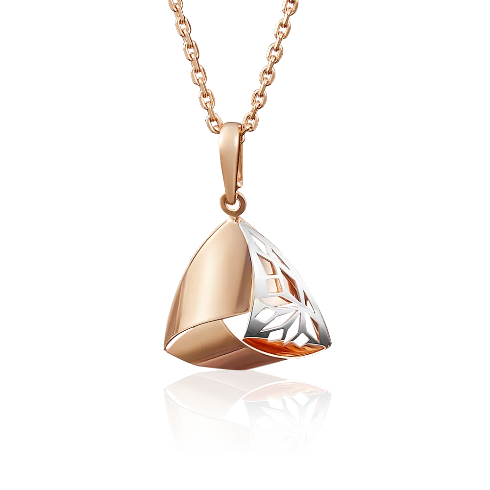 Подвеска из комбинированного золота 03-2642-00-000-1111-65