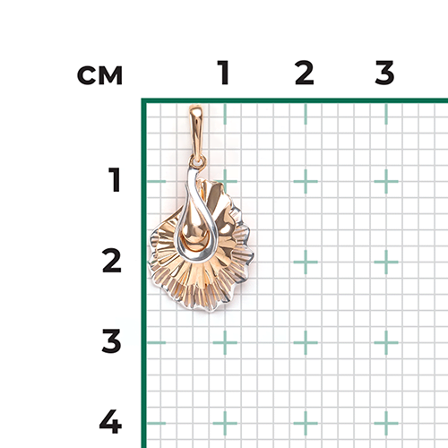 Подвеска из красного золота 03-2688-00-000-1110-65
