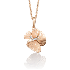 Подвеска «Цветок» из комбинированного золота 03-2725-00-000-1111-65