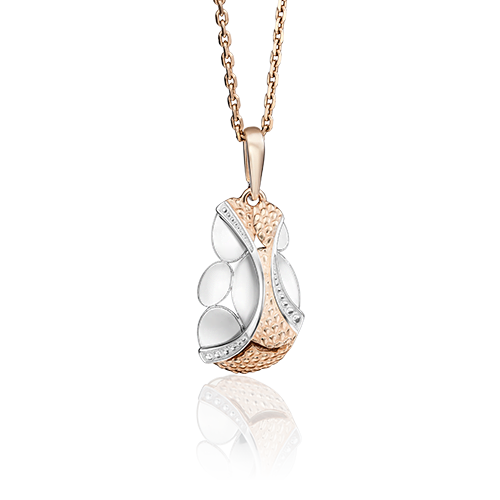 Подвеска из комбинированного золота 03-2748-00-000-1111-65