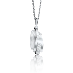 Подвеска из белого золота с фианитами 03-2764-00-401-1120-65