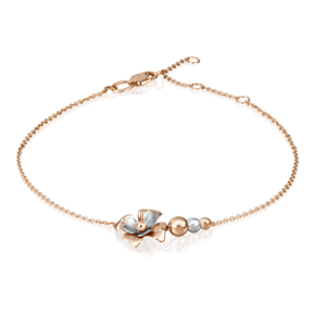 Браслет «Цветок» из комбинированного золота 05-0576-00-000-1111-65