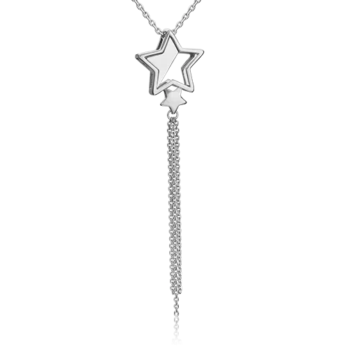 Подвеска «Звезда» из белого золота 03-3210-00-000-1120-48