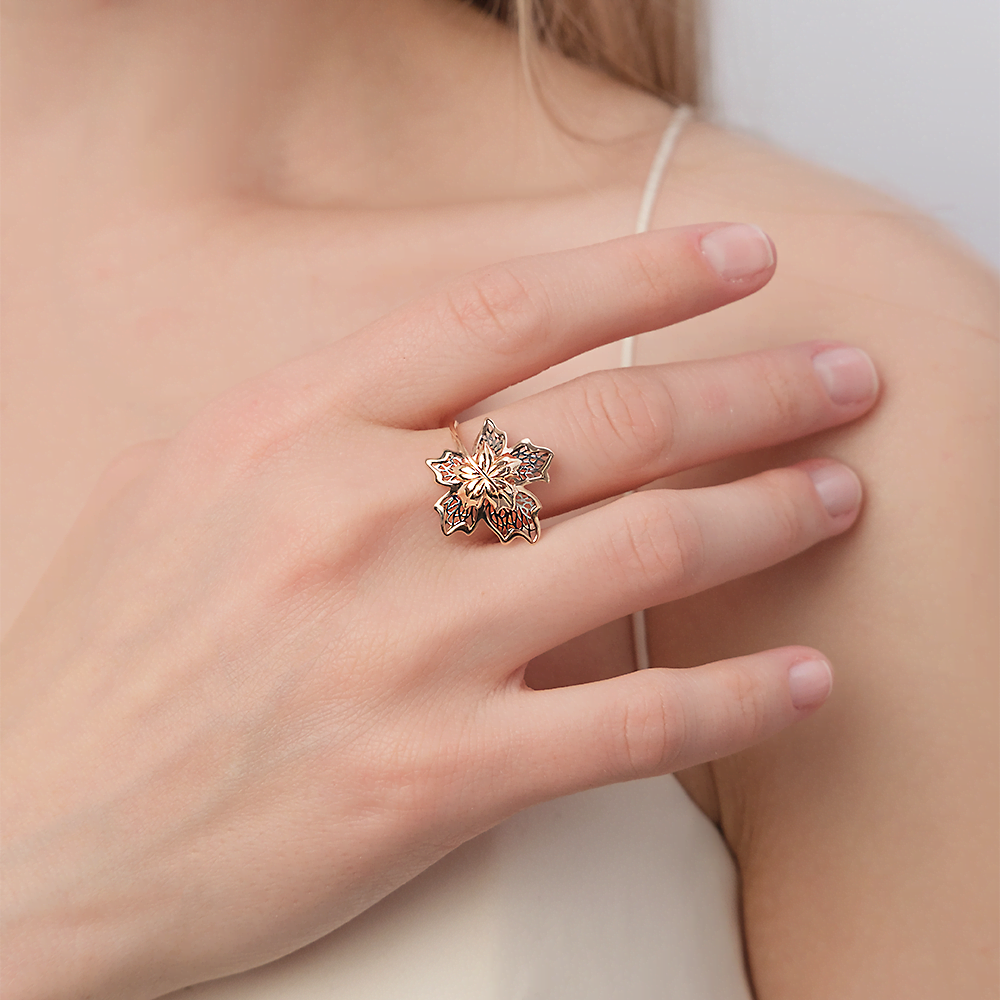 Кольцо из красного золота 01-4861-00-000-1110-48