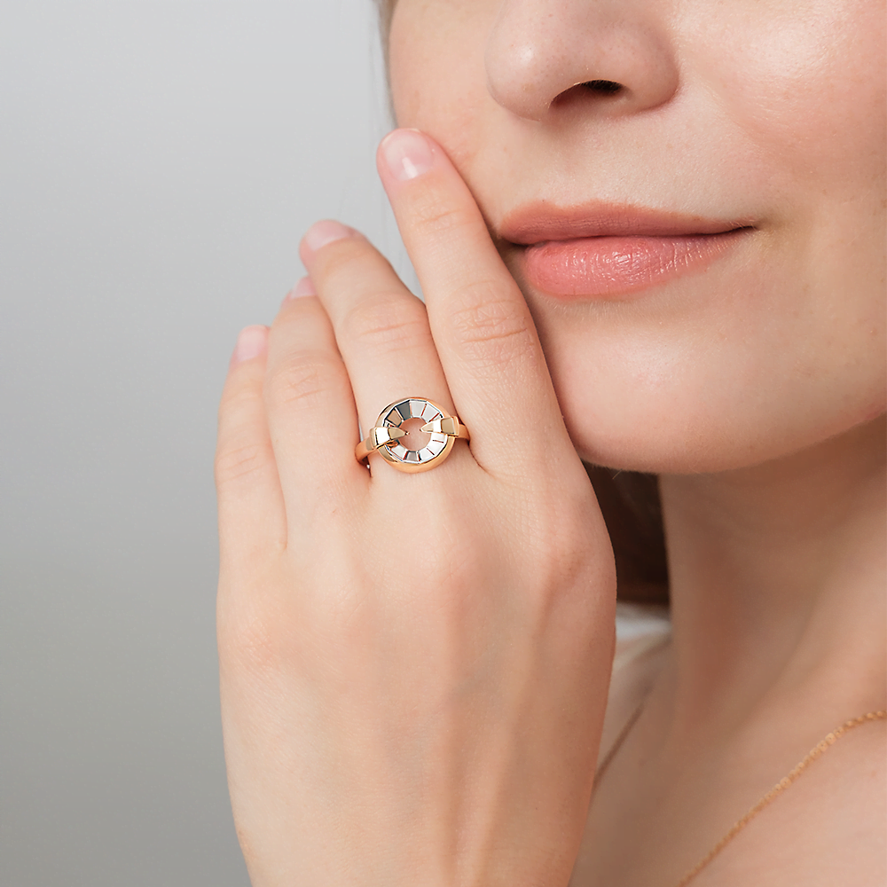 Кольцо из комбинированного золота 01-5814-00-000-1111