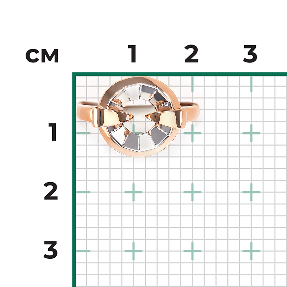 Кольцо из комбинированного золота 01-5814-00-000-1111