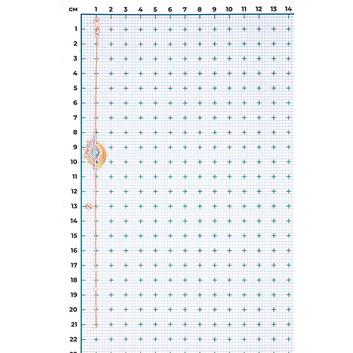 Браслет «Два солнца» из комбинированного золота с топазами 05-0681-00-201-1140-75