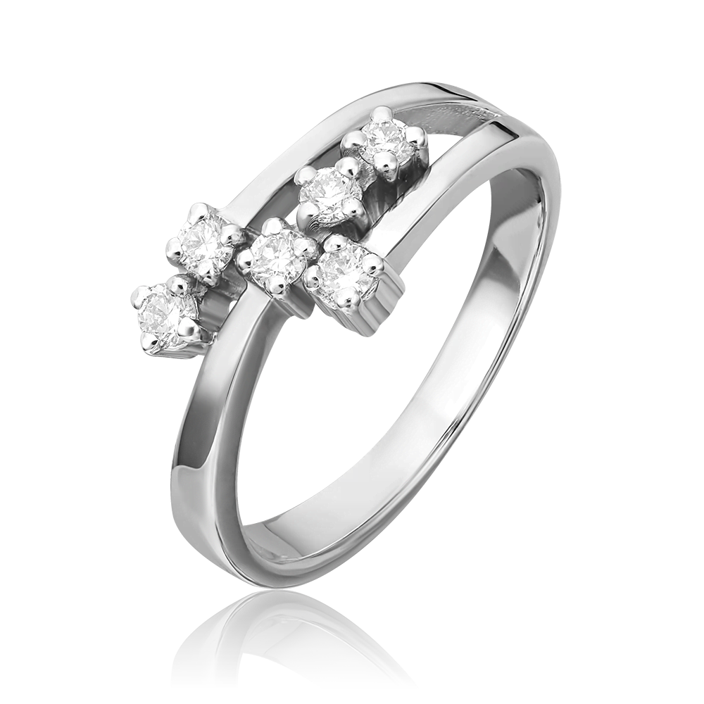 Кольцо из белого золота с бриллиантами 01-0536-00-101-1120-30