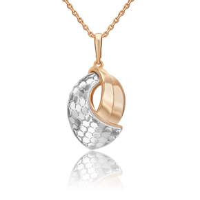 Подвеска из комбинированного золота 03-3481-01-000-1111