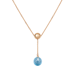 Колье из красного золота с топазом 07-0225-00-201-1110-46