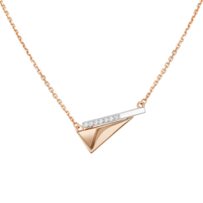 Колье из комбинированного золота с фианитами 07-0261-00-401-1111