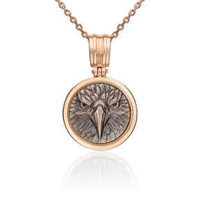 Подвеска «Орёл» из комбинированного золота 03-3100-00-000-1111-42