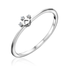 Кольцо из серебра с фианитами 01-4770-03-401-0200