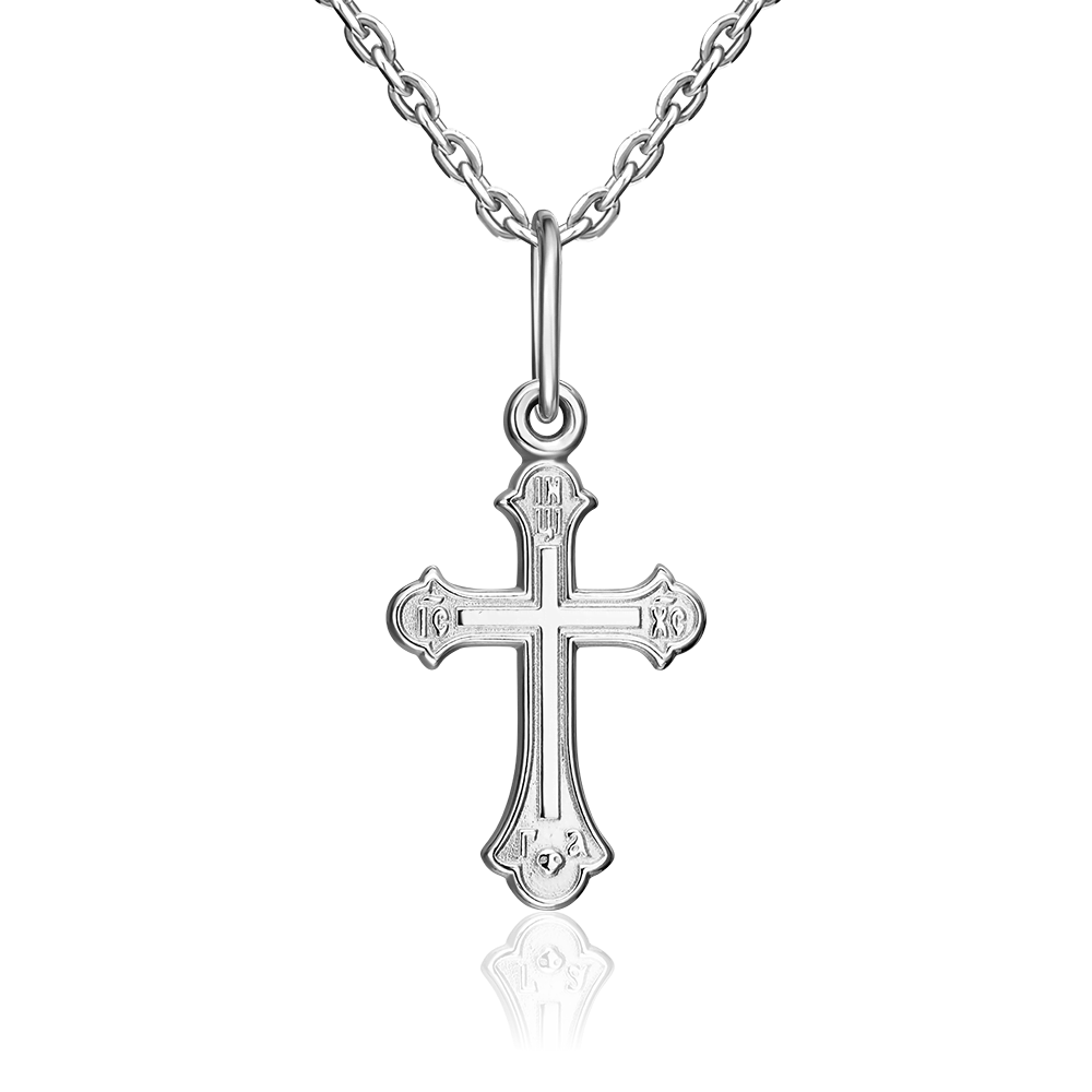 Православный крест из серебра 03-1728-00-000-0200