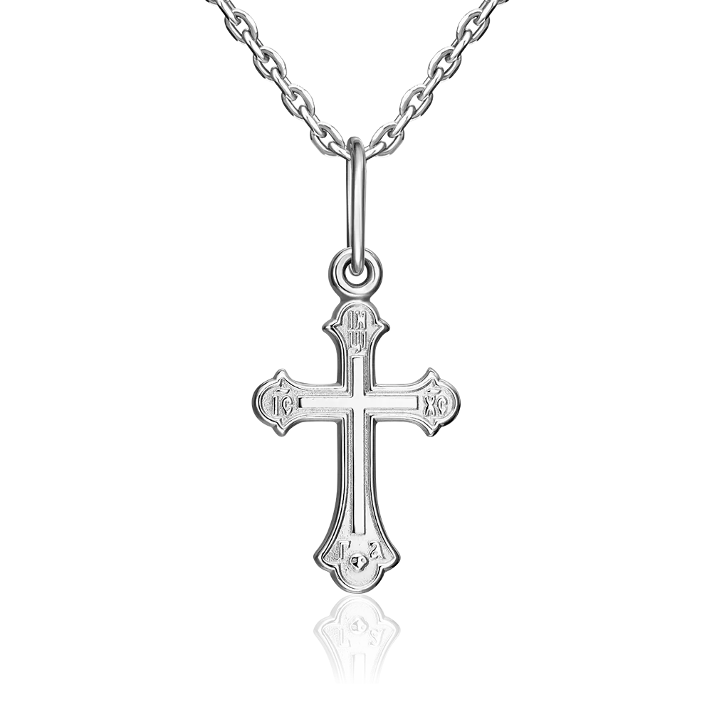 Православный крест из серебра 03-1728-00-000-0200