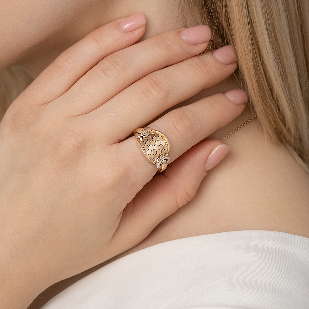 Кольцо из комбинированного золота 01-5764-00-000-1111