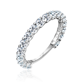 Кольцо из белого золота с фианитами 01-5317-00-401-1120