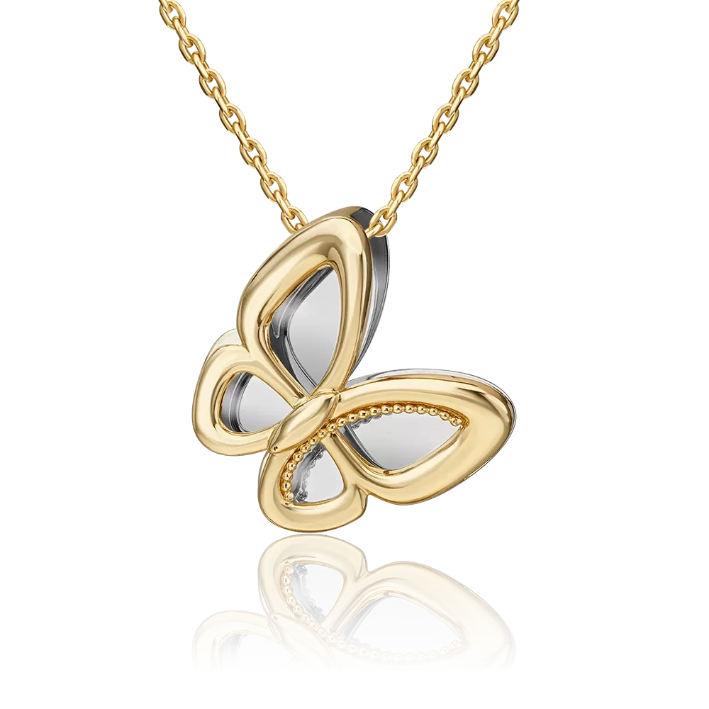 Подвеска «Бабочка. Мгновения красоты» из комбинированного золота 03-3287-00-000-1121