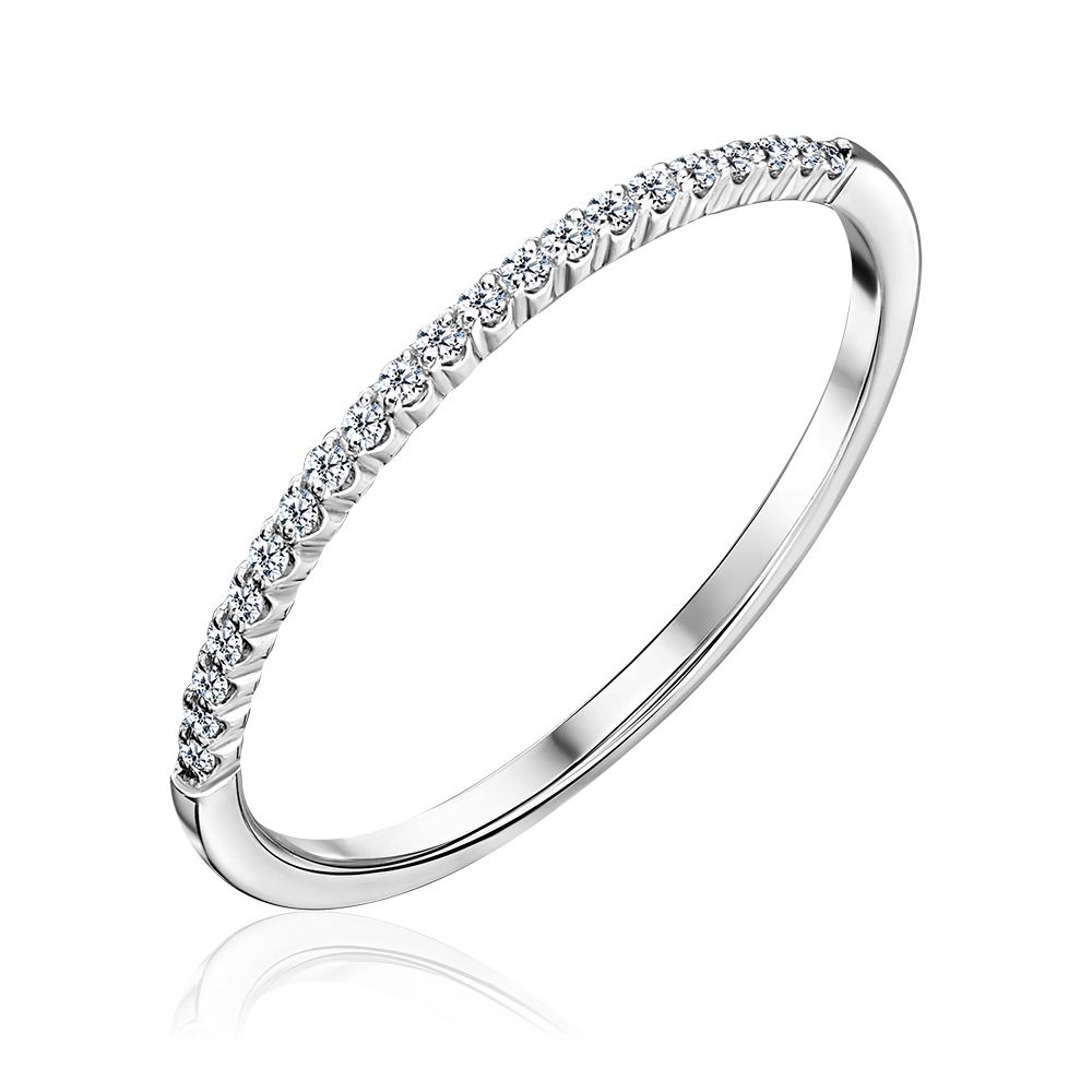 Кольцо из серебра с фианитами 01-4770-02-401-0200