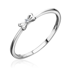 Кольцо из серебра с фианитом 01-4770-07-401-0200